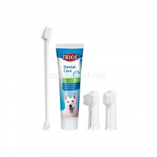 Trixie Set de curățare a dinților pentru câini