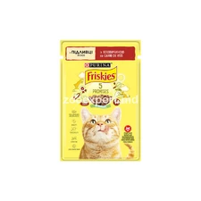 Friskies Adult c говядиной в подливе 85gr