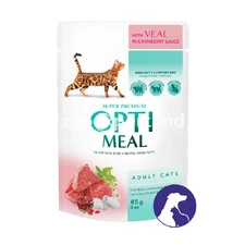 Optimeal Vițel în sos de afine 85gr