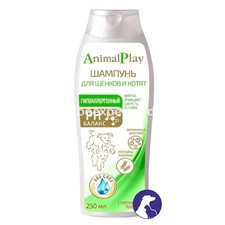 AnimalPlay Гипоаллергенный шампунь для щенков и котят 250 ml