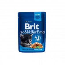 Brit Premium Cat Kitten White Chicken Chunks 100g