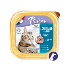 Plaisir Cat Pate With Cod 100gr