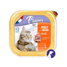 Plaisir Cat Pate With Сhicken 100gr