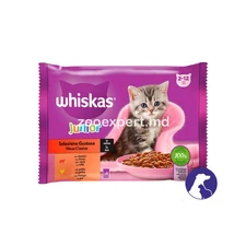 Whiskas Set Junior Classic Selection  Pui/Vită 4*85 gr