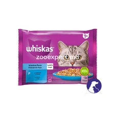 Whiskas Set Selection Somon/Ton în jeleu 4*85gr