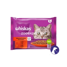 Whiskas Set Classic Selection Pui/Vită în sos 4*85 gr