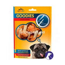 4Dog Goodies Сlassic  Haltere din Piele pres cu Pui 100 gr