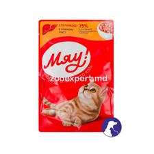 Miau! Ficat în sos delicat 85 gr