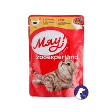 Miau! Pui în sos 85gr