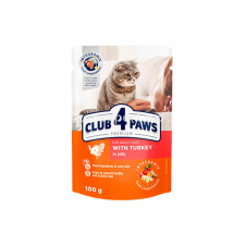 Club 4 Paws Premium индейка в желе 100 gr