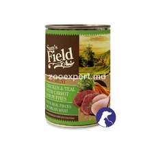 Sam's Field True Meat Puppy Chicken & Veal with Carrot (vitel/pui/morcov) 400gr