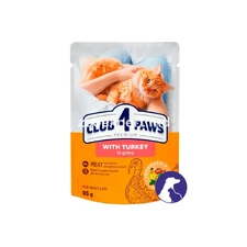 Club 4 Paws Turkey (curcan) in gravy 85gr