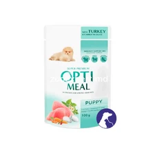 Optimeal Puppy Curcan cu Morcov în sos 100gr