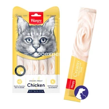 Wanpy Cat Creamy Treats Chicken, кремовое лакомство для кошек с курицей 14gr