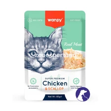 Wanpy Cat Chicken & Scalloр, курица и гребешок 85 gr