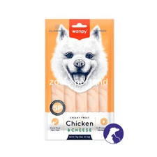 Wanpy Dog Creamy Treats Chicken & Cheese, кремовое лакомство курица и сыр 70gr