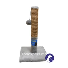 Stâlp de zgâriat „Gri Comfort” cu Biluță Suspendată