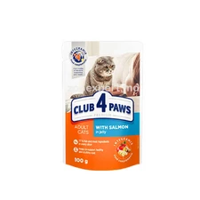 Club 4 Paws Premium с лососем в желе 100 gr